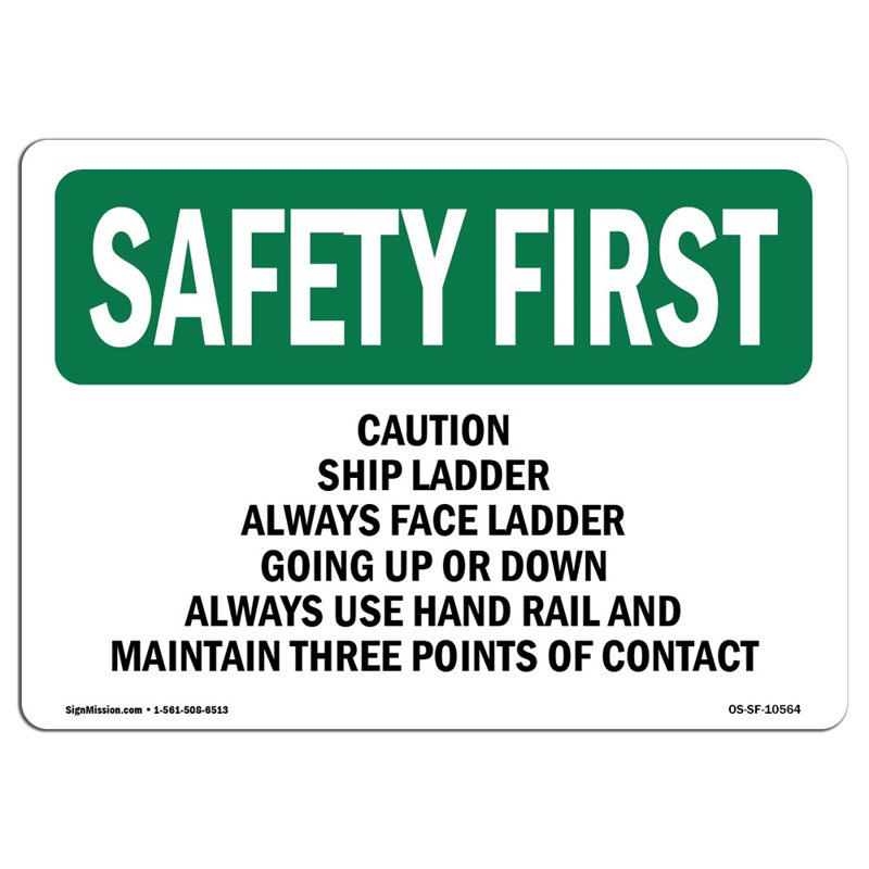 Panneau de consignes de sécurité Osha, 12" H x 18" W x 0.1" D