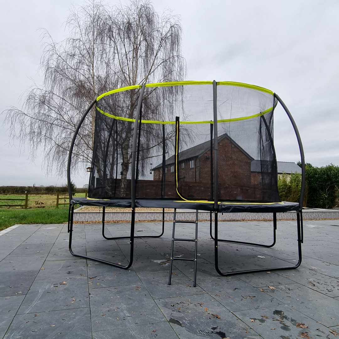 274 x 396 cm Trampolin mit Sicherheitsnetz