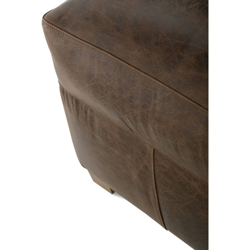 Lilah Leather Ottoman