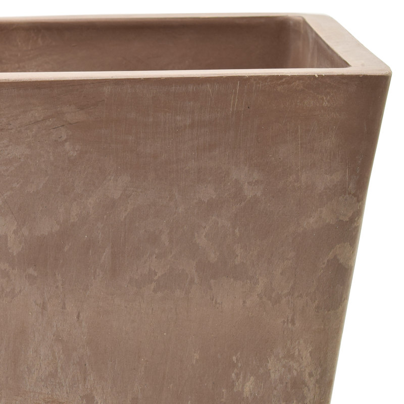 Murtagh Pot Planter, 9" H x 25.5" W x 9" D, Taupe