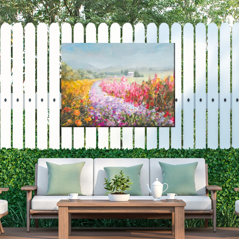 Art de plein air fleuri