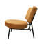 Fauteuil demi-tonneau en velours 28,3 po