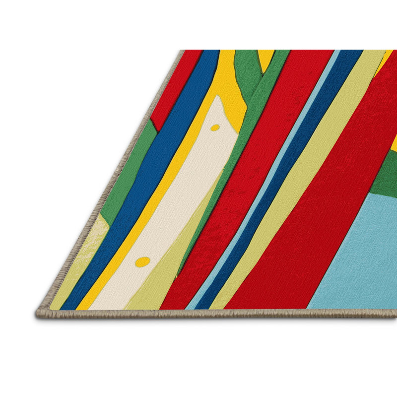 Playful Snap Rug, Rectangle 3' x 5'