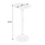 Table d'appoint en aluminium Austie-136561744