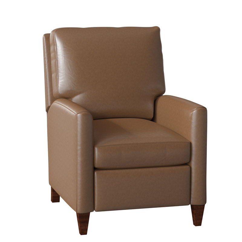 Charlotte Recliner, Outsider Raven Genuine Leather, Power, Stone