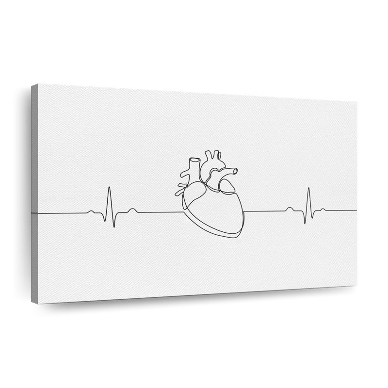 " Heartbeat " by Avery S, 8" H x 12" W x 1" D