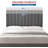 Upholstered Bed Frame with 3-Level Adjustable Velvet Headboard - 900LBS Heavy-Duty Metal Structure, Noise-Free Design, Easy Assembly-95651439