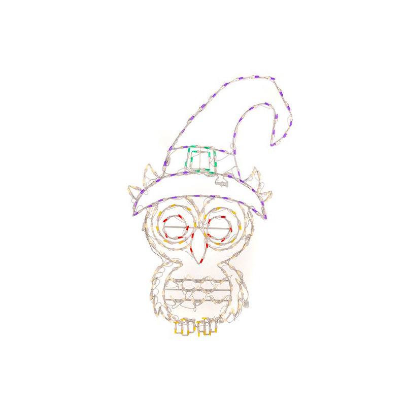 Figurine lumineuse Witch Owl