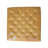 Tan Leather Upholstered Ottoman