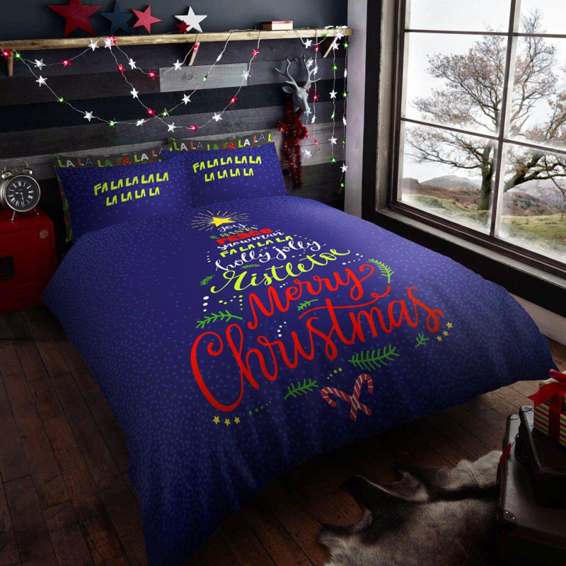 Cotton Blend Duvet Cover with Pillowcases, 230 x 220 cm Duvet Cover + 2 Standard Pillowcases