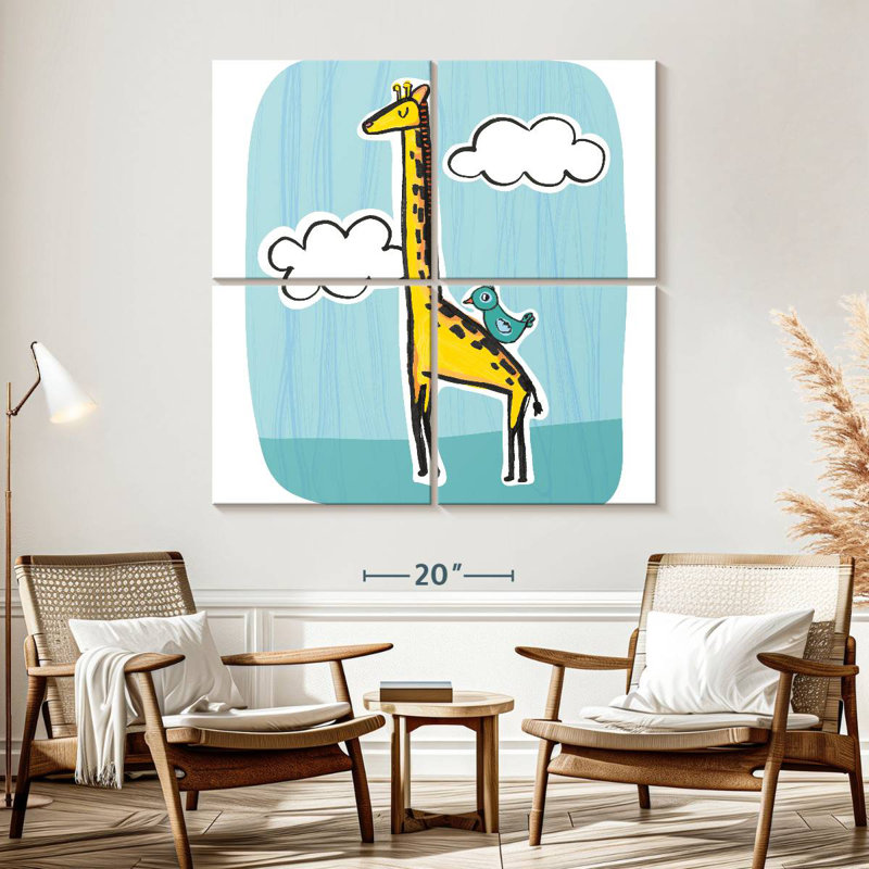Ashelle Wild About You Giraffe, H 57 po x l 57 po