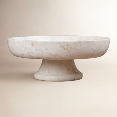 Beason Genuine Marble Fruit Bowl