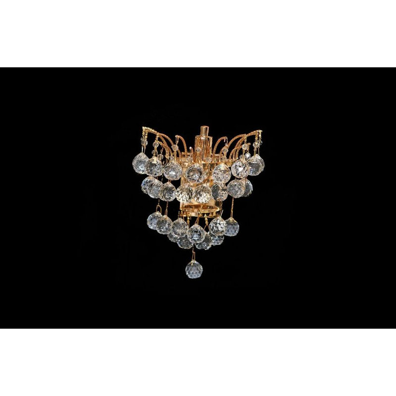 London Flush Mounted Sconce, French Gold
