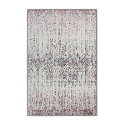 Tapis gris/brun/beige contemporain
