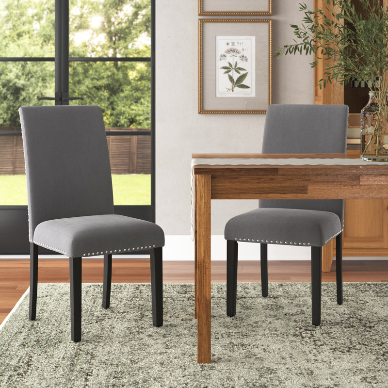 Ebeling 19'' H Dining Chair, Gray