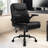 Nakysha Executive PU Leather Office Chair with Swivel Base and Flip-up Armrests-727507569