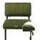 Ambrine Low Back Tufted Velvet Upholstered Counter/Bar Stool with Steel Sled Frame