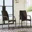 Chaises en osier d'extérieur durables avec sièges confortables et conception résistante aux intempéries, parfaites pour le patio et la terrasse
