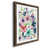 Papier, cadre noyer