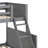 Convertible Solid Wood Bunk Bed Frame For Kids With Ladder, No Box Spring Needed-1929184157-1927958545