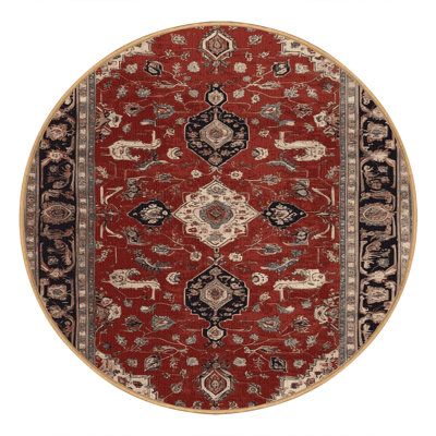 Tapis brun lavable à la machine