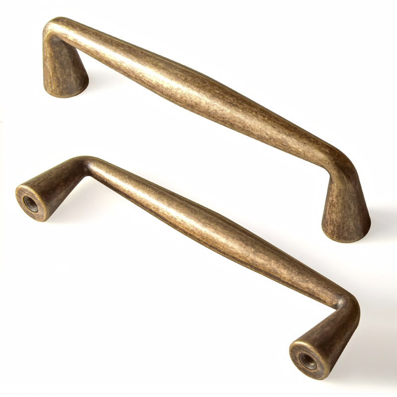 Poignée de centre à centre, Laiton antique, 3.75"