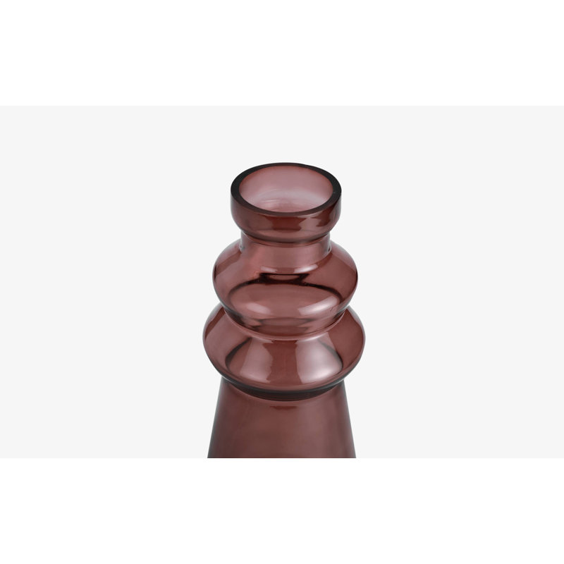 Vase de table en verre Caelub - 4,5 x 12 po