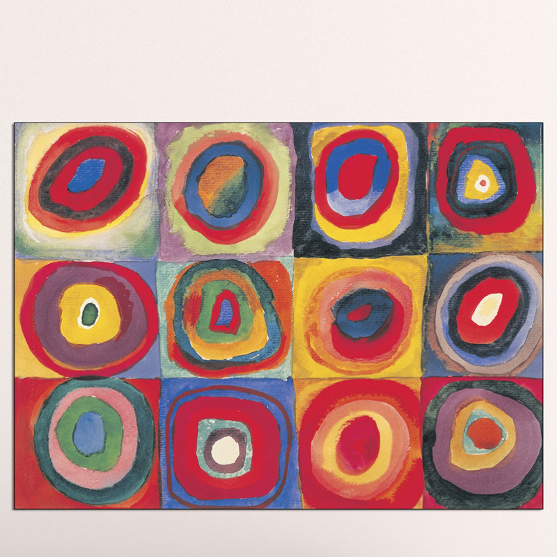 Wassily Kandinsky - Wrapped Canvas Painting, 98cm H x 135cm W x 1.8cm D