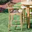 Laguna Outdoor Teak Bar Stool