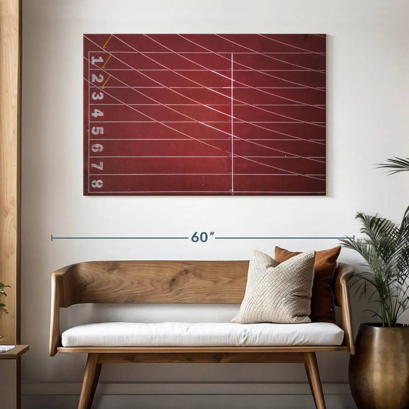Sireci Track And Field Stadium, 32" H x 48" W