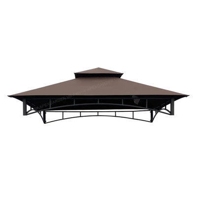 APEX GARDEN Brown Polyester Replacement Canopy -  71595052