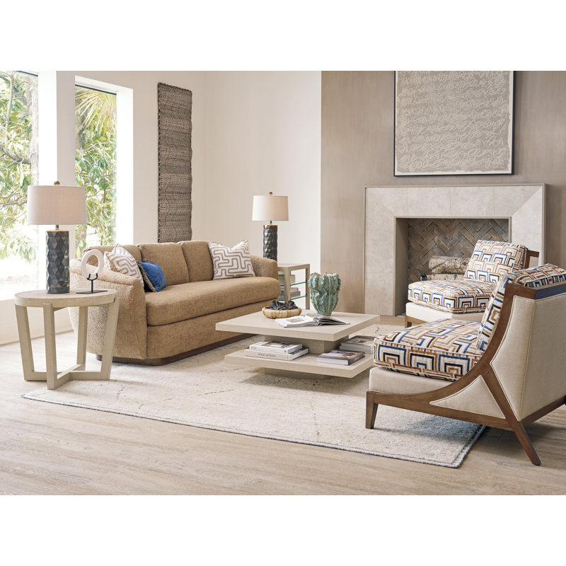 Sunset Key 33.5" H Upholstered Slipper Chair