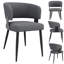 Fabric Upholstered Metal Armchair-335835000-335835001