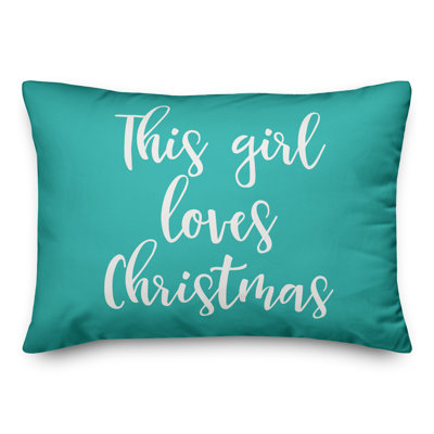  Coussin «This Girl Loves Christmas»