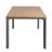 WESTCOTT DINING TABLE WITH WOOD TOP