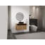 Meuble-lavabo mural de 30 pouces avec lavabo en céramique noire, portes à fermeture en douceur et fabrication en contreplaqué durable-62022271