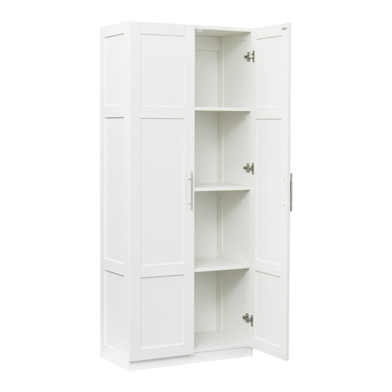 29,5 po de largeur - 4 armoires de rangement pour le bureau, Blanc