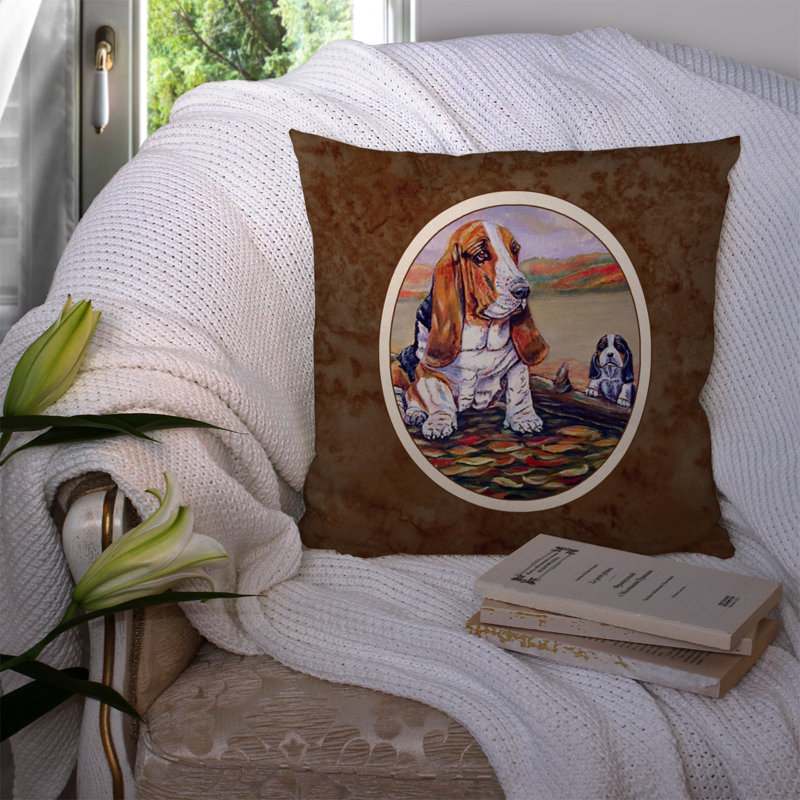  Coussin Basset Hound