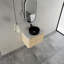 Meuble-lavabo mural avec lavabo d'art en céramique