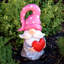 Gnomes de jardin en magnésium assortis 6 pièces "The Valentinos"
