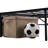 Queen Size 14 Inch Metal Folding Bed Frame, Heavy Duty, No Box Spring, Easy Assembly, Under Storage, Black Platform Duty Steel, Folding, Finish-809617589