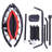40 Inch Metal Mini Trampoline Black