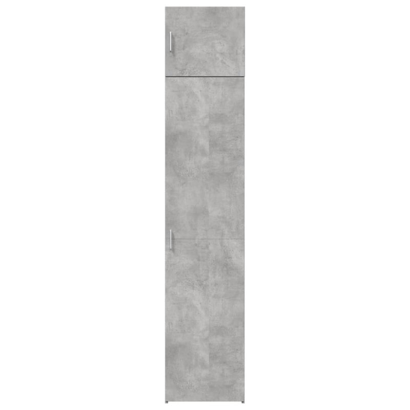 17 Stories Slim Storage Cabinet Engineered Wood, White, 225cm H x 45cm W x 42.5cm D
