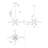 Geode Aluminium Dimmable LED Sputnik Modern Linear Chandelier-71261436
