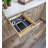Wood Base Cabinet Charging Drawer Replacement System W/ Soft-Close