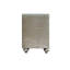 Table de chevet 2 tiroirs beige