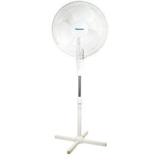 Impress 16" Oscillating Stand Fan (White) IM-724W