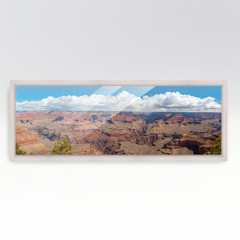 Dinuca Solid Wood Picture Frame, White, 18" W x 36" H