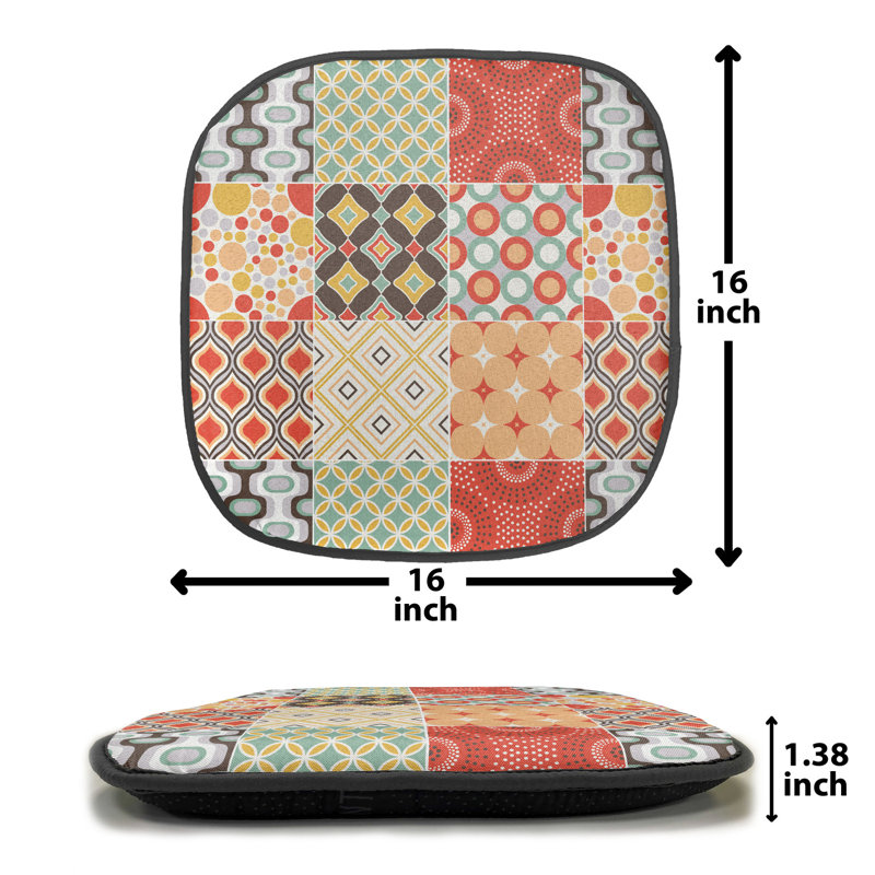 Outdoor 1.38'' Dining Chair Seat Cushion