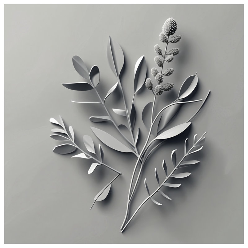 Housse de couette Leaves Bedding Nature Minimalist, Très grand lit
